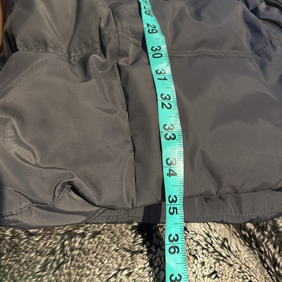 London Fog Grey High neck winter puffer jacket Sz M - Picture 10 of 12